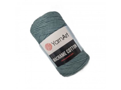 Macrame Cotton - 795 Ocelově modrá