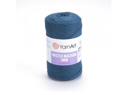 Twistet Macrame  3mm - 789 Petrolejová