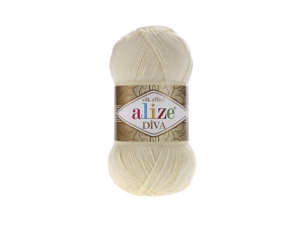 Příze Diva - 01 Vanilková
