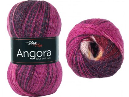 Příze Angora luxus simli batik - 5723