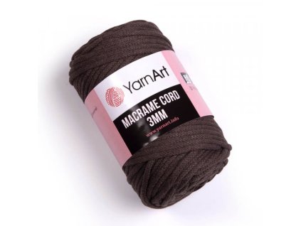 Macrame Cord 3mm - 769 Tmavě hnědá