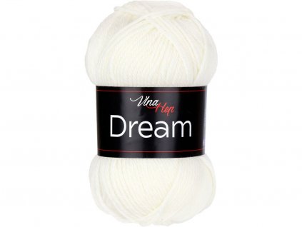Příze Dream - 6002 Bílá