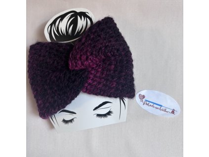 Háčkovaná čelenka Nepál Ombre I.