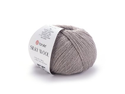 Příze SILKY WOOL - 337 Taupe