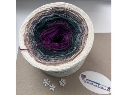 VÁNOČNÍ / 3nitka + lunární LUREX