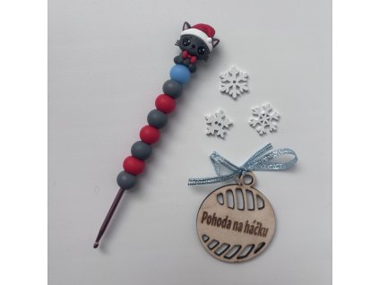 Háček Vánoční kočička