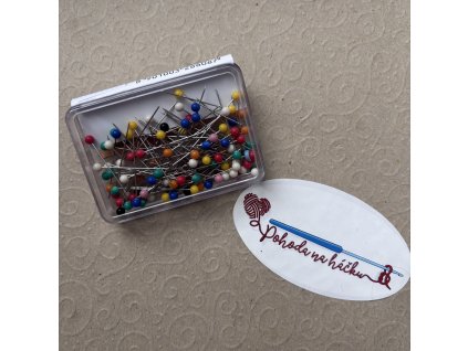 Špendlíky s plastovou hlavičkou