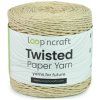 Twisted Paper Yarn 15-20 Přírodní