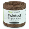 Twisted Paper Yarn 15-09 Hnědá
