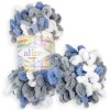 alize puffy color 6075 modro siva id35330