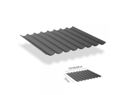 Sluneční Harmonika SHADOW o šířce 3,7 m