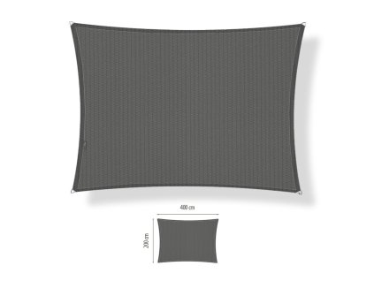 Sluneční Obdélník SHADOW - 2,0 x 4,0 m - 250 g