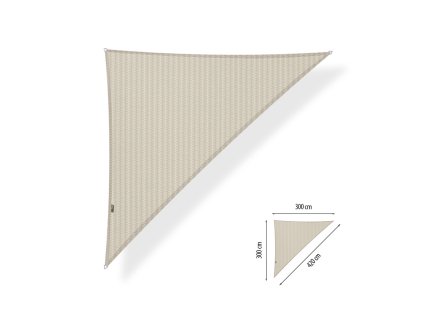 Sluneční Trojúhelník 90° SHADOW - 3,0 x 3,0 x 4,2 m - 250 g