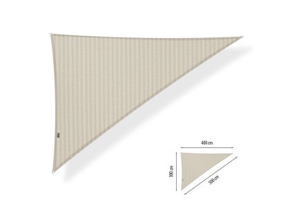 Sluneční Trojúhelník 90° SHADOW - 3,0 x 4,0 x 5,0 m - 250 g