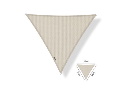 Sluneční Trojúhelník SHADOW - 5,0 x 5,0 x 5,0 m - 250 g