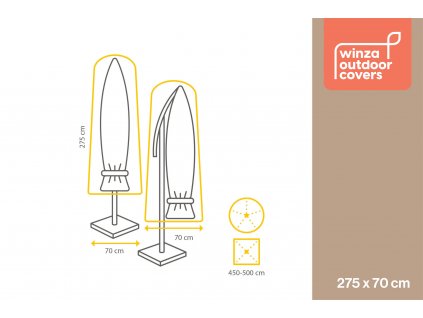 10830 Obal na slunečník 275x75 cm Winza 8711666027899