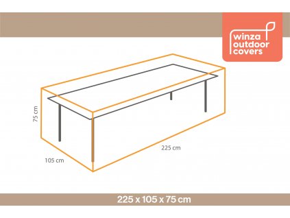 10792 Obal na stůl 285x110x75cm Winza 8711666026960