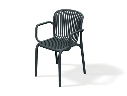 zidle s podruckami brene 575x530x825 barva uhelna