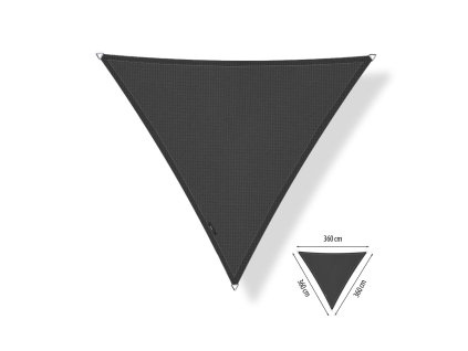 Sluneční Trojúhelník SHADOW 3,6 x 3,6 x 3,6 m - 300 g
