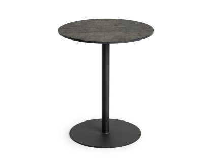 Solea Coffee Table Round Small Trespa Forest Grey Charcoal