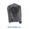 7874 Obal na gril Ø 67xH95 cm Aerocover 8717591771586
