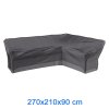 7991 Obal na rohovou sedací soupravu ve tvaru L, vysoká opěrka, PRAVÁ 270x210x90 cm Aerocover 8717591779438