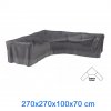 7951 Obal na rohovou sedací soupravu XL ve tvaru L, ROVNORAMENNÁ 270x270x100x70 cm Aerocover 8717591773535
