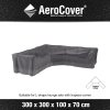 7952 Obal na rohovou sedací soupravu XL ve tvaru L, ROVNORAMENNÁ 300x300x100x70 cm Aerocover 8717591773795