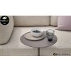applebee lisa lounge lisa coffee table salontafel 40cm aluminium top taupe d3