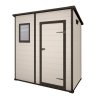 garden sheds and cabinets manor pent 6x4 beige brown