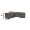 10894 Obal na sedací soupravu ve tvaru L rovnoramenný 250x250x90x70cm Winza 8711666027172tuinmeubelhoes 250x250x90x70 loungeset vrijzonderkader