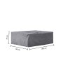 10871 Obal na sedací soupravu obdélník Winza 200x150x75cm 8711666027110tuinmeubelhoes 200x150x75 loungeset vrijzonderkader