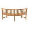 5916 1 lavicka teak round