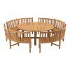 5916 5 lavicka teak round