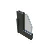 924 Palmako alu door double toughened glass 4 16 4 mm corner