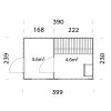 6 Palmako GardenSpa Grace Sauna 8.2 m2 measures