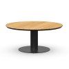 TO5677 Moreno Low Dining Table Teak 150 cm Charcoal