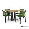 Apple Bee Jakarta Set Olive SVLK Teak Natural Free standing 01