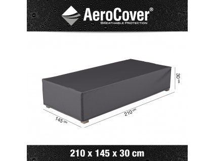7989 Obal na lehátko 210x145x30 cm Aerocover 8720039165229