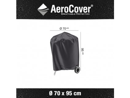 7874 barbecue kettle cover Ø70cm anthracite M Aerocover 8717591771586