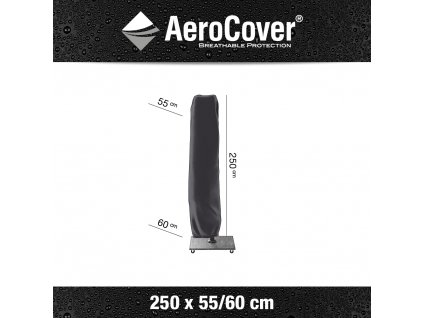 7970 Obal na bočný slnečník 250x55/60 cm Aerocover 8717591770541