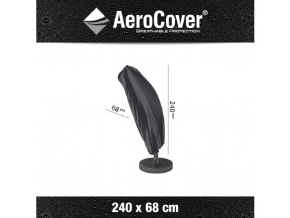 7971 Obal na bočný slnečník 240x68 cm Aerocover 8717591771135