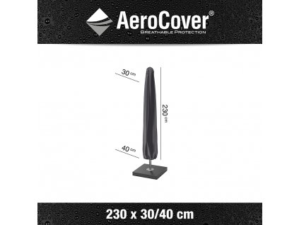7980 Obal na lampový slnečník 230x30/40 cm Aerocover 8717591777045