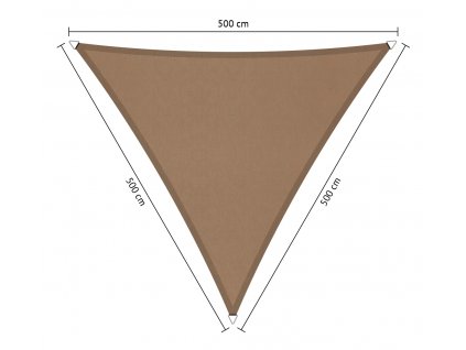 water repellent triangle 500x500x500 brazilian sand