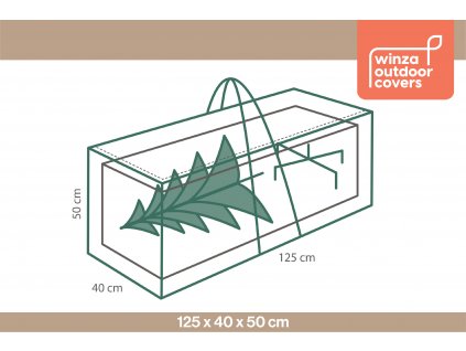 10925 kerstboomtas maatschets