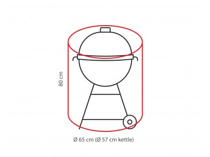Obal na gril Ø 60x80 cm Winza
