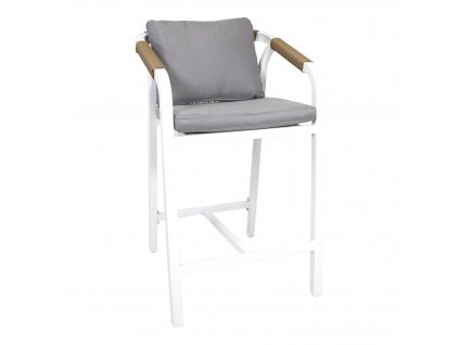 RIMINI barová stolička biela