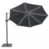 7126 zweefparasol Challenger Glow T2 35 antraciet geknikt Platinum 8717591777809
