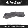 7883 Obal na rohovú sedaciu súpravu v tvare L, PRAVÁ 325x255x90xh30/45/70 cm Aerocover 8717591770091