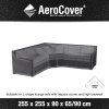 7955 Obal na rohovú sedaciu súpravu v tvare L, vysoký chrbát, ROVNORAMENNÝ 255x255x90 cm Aerocover 8717591774525